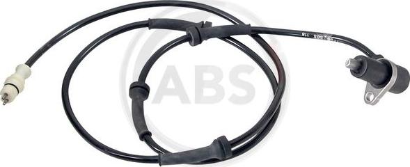 A.B.S. 30706 - ABS sensor, wheel speed car-mod.net