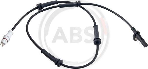 A.B.S. 30772 - ABS sensor, wheel speed car-mod.net