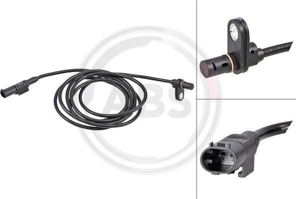 A.B.S. 31946 - ABS sensor, wheel speed car-mod.net
