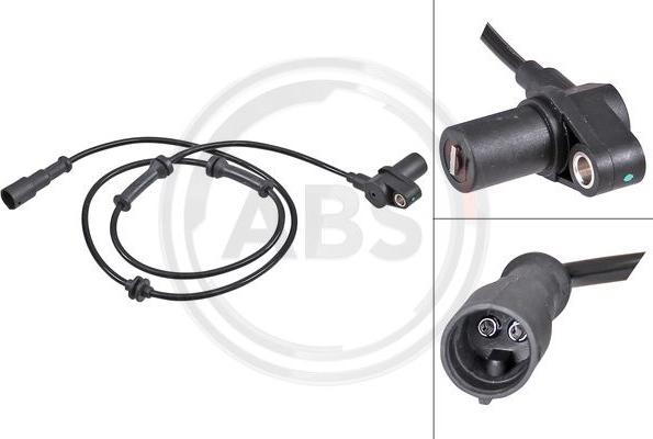 A.B.S. 31958 - ABS sensor, wheel speed car-mod.net