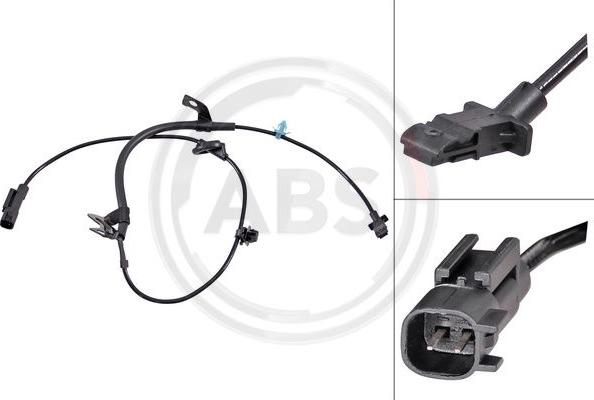 A.B.S. 31546 - ABS sensor, wheel speed car-mod.net