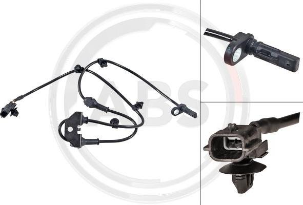 A.B.S. 31579 - ABS sensor, wheel speed car-mod.net