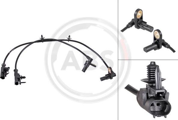 A.B.S. 31635 - ABS sensor, wheel speed car-mod.net