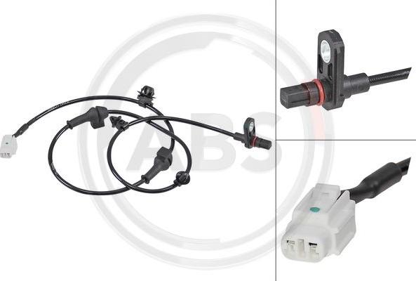 A.B.S. 31848 - ABS sensor, wheel speed car-mod.net