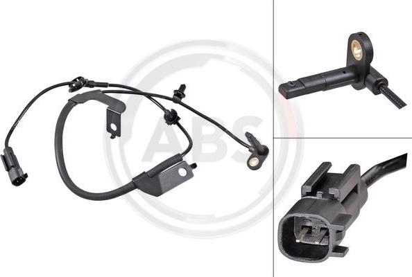 A.B.S. 31810 - ABS sensor, wheel speed car-mod.net