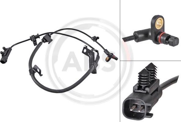 A.B.S. 31813 - ABS sensor, wheel speed car-mod.net