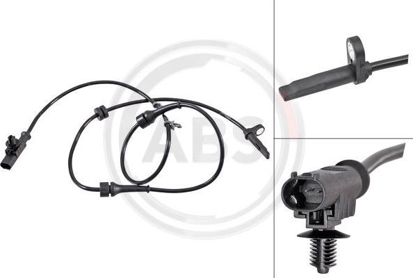 A.B.S. 31794 - ABS sensor, wheel speed car-mod.net
