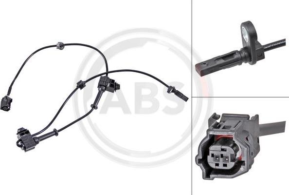 A.B.S. 31700 - ABS sensor, wheel speed car-mod.net