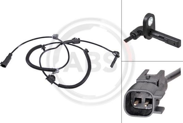 A.B.S. 31718 - ABS sensor, wheel speed car-mod.net