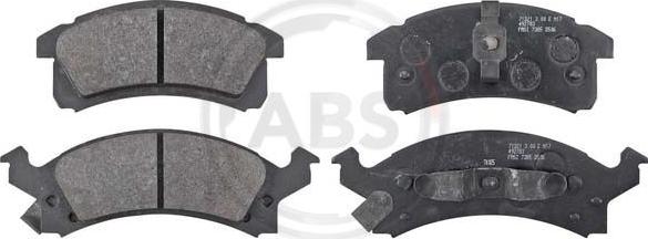 A.B.S. 38506 - Brake Pad Set, disc brake car-mod.net