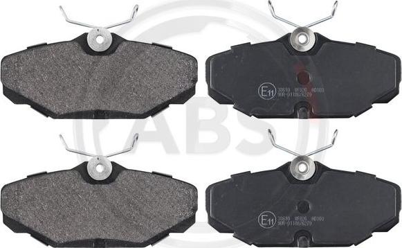 A.B.S. 38610 - Brake Pad Set, disc brake car-mod.net