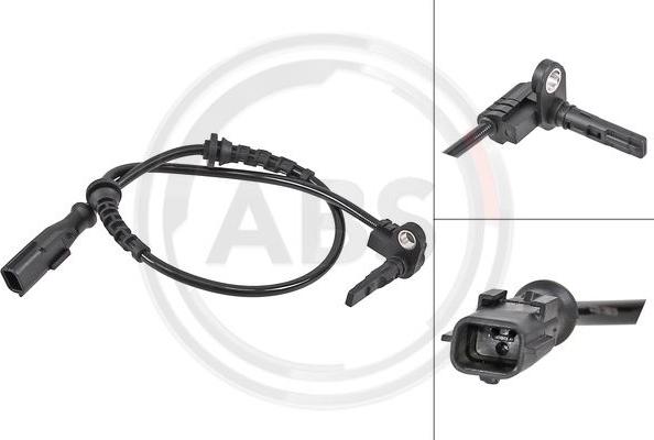 A.B.S. 32034 - ABS sensor, wheel speed car-mod.net