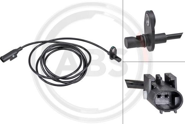 A.B.S. 32309 - ABS sensor, wheel speed car-mod.net