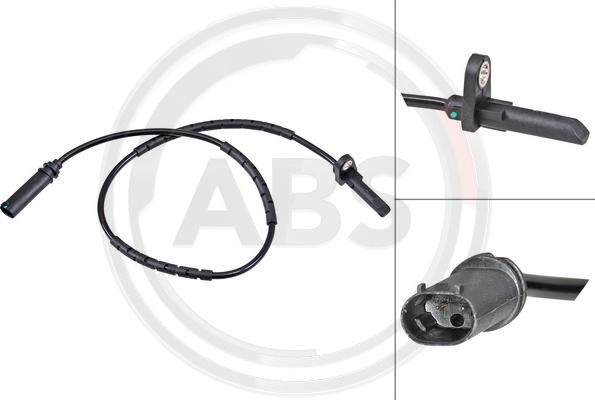 A.B.S. 32253 - ABS sensor, wheel speed car-mod.net
