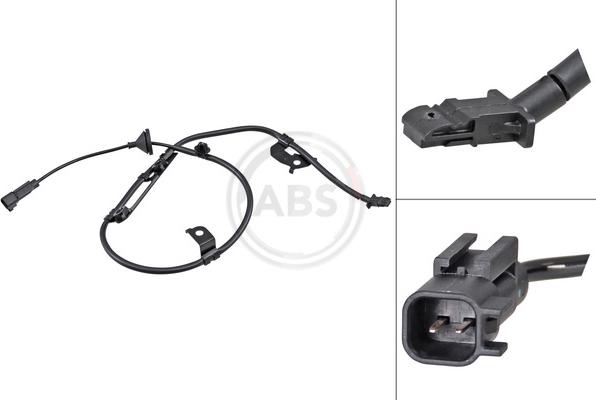 A.B.S. 32204 - ABS sensor, wheel speed car-mod.net