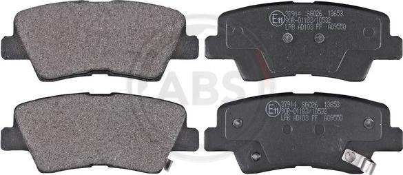 A.B.S. 37914 - Brake Pad Set, disc brake car-mod.net