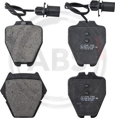 A.B.S. 37448 - Brake Pad Set, disc brake car-mod.net