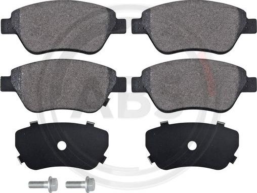 A.B.S. 37563 - Brake Pad Set, disc brake car-mod.net