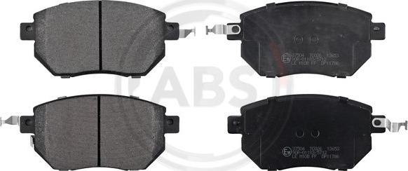 A.B.S. 37504 - Brake Pad Set, disc brake car-mod.net