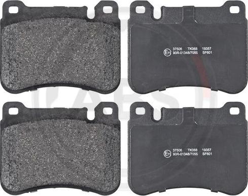 A.B.S. 37506 - Brake Pad Set, disc brake car-mod.net