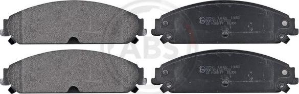 A.B.S. 37511 - Brake Pad Set, disc brake car-mod.net
