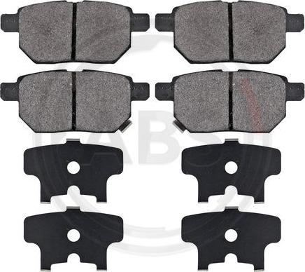 A.B.S. 37580 - Brake Pad Set, disc brake car-mod.net