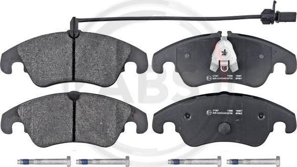 A.B.S. 37587 - Brake Pad Set, disc brake car-mod.net