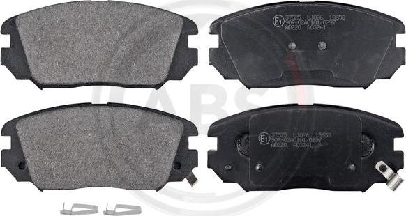 A.B.S. 37525 - Brake Pad Set, disc brake car-mod.net