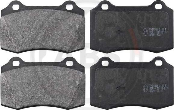 A.B.S. 37691 - Brake Pad Set, disc brake car-mod.net