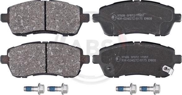 A.B.S. 37606 - Brake Pad Set, disc brake car-mod.net