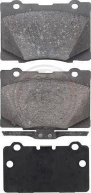 A.B.S. 37600 - Brake Pad Set, disc brake car-mod.net