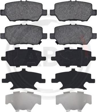 A.B.S. 37601 - Brake Pad Set, disc brake car-mod.net