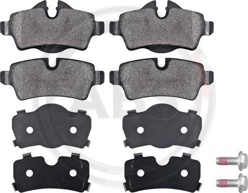 A.B.S. 37629 - Brake Pad Set, disc brake car-mod.net
