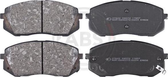 A.B.S. 37622 - Brake Pad Set, disc brake car-mod.net
