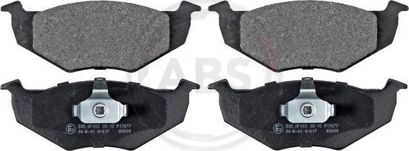 A.B.S. 37092 - Brake Pad Set, disc brake car-mod.net
