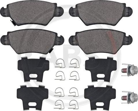A.B.S. 37059 - Brake Pad Set, disc brake car-mod.net