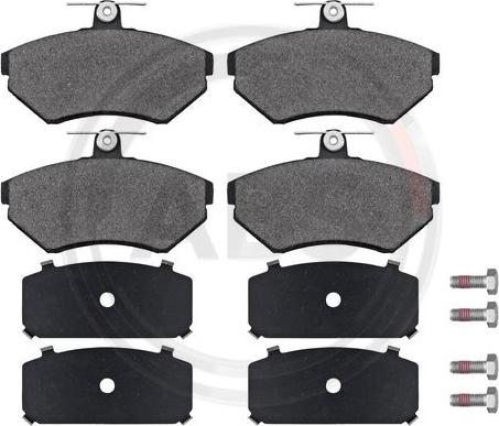 A.B.S. 37010 - Brake Pad Set, disc brake car-mod.net