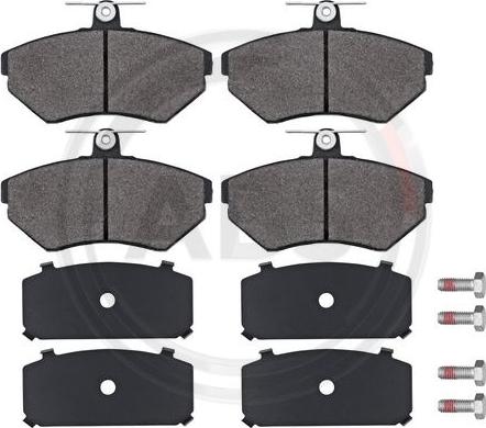A.B.S. 37011 - Brake Pad Set, disc brake car-mod.net