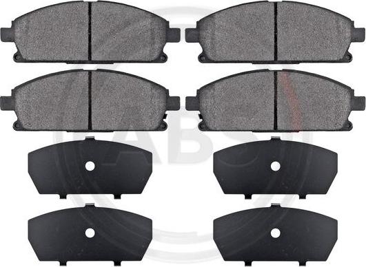 A.B.S. 37081 - Brake Pad Set, disc brake car-mod.net