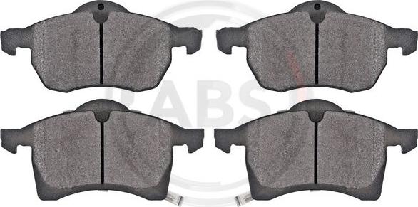 A.B.S. 37076 - Brake Pad Set, disc brake car-mod.net