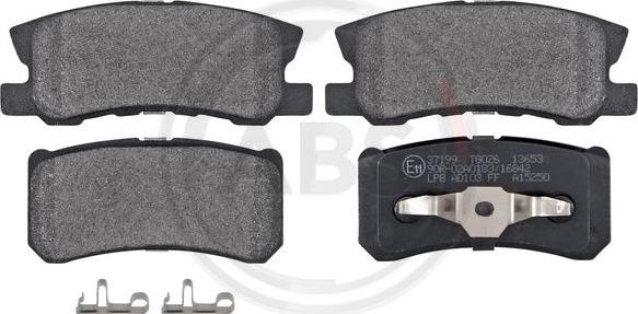 A.B.S. 37199 - Brake Pad Set, disc brake car-mod.net