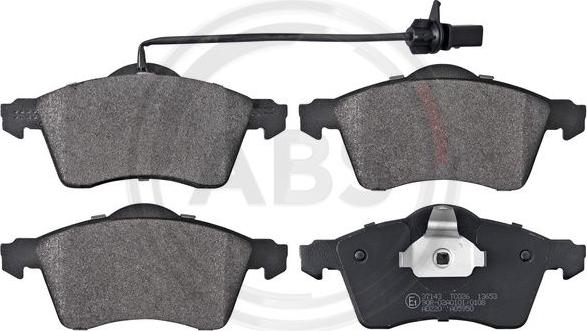A.B.S. 37143 - Brake Pad Set, disc brake car-mod.net