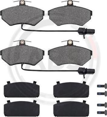 A.B.S. 37160 - Brake Pad Set, disc brake car-mod.net
