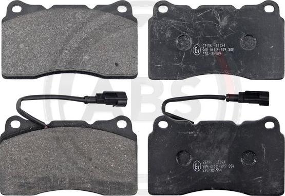 A.B.S. 37106 - Brake Pad Set, disc brake car-mod.net