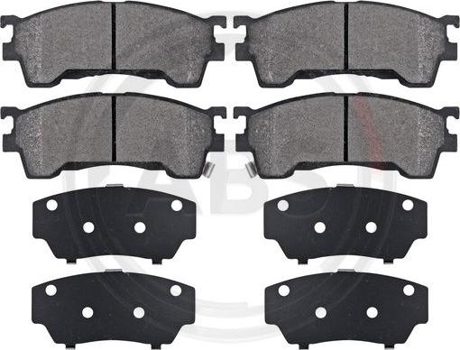 A.B.S. 37187 - Brake Pad Set, disc brake car-mod.net