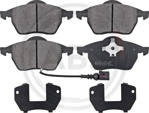 A.B.S. 37133 - Brake Pad Set, disc brake car-mod.net