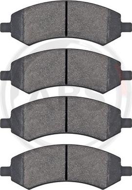 A.B.S. 37861 - Brake Pad Set, disc brake car-mod.net
