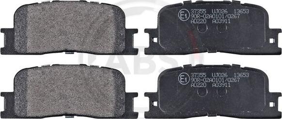 A.B.S. 37355 - Brake Pad Set, disc brake car-mod.net