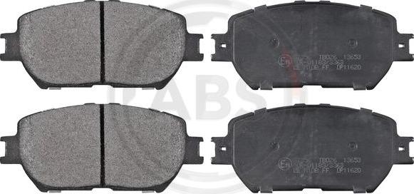 A.B.S. 37356 - Brake Pad Set, disc brake car-mod.net