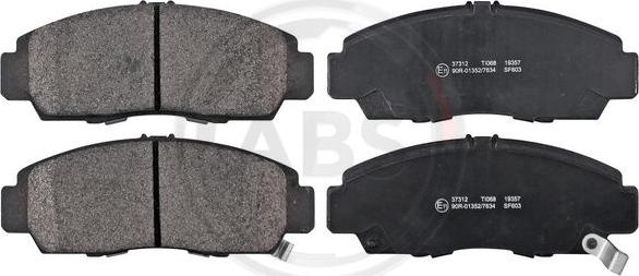 A.B.S. 37312 - Brake Pad Set, disc brake car-mod.net